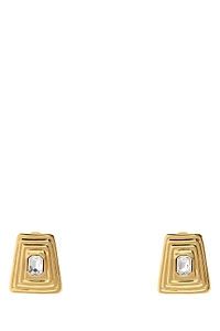 Alessandra Rich Crystal Clip-On Earrings