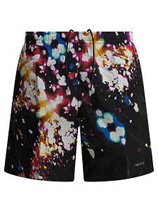 Alexander Mcqueen Graphic Printed Swim Shorts