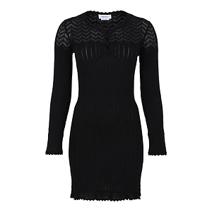Alexander Mcqueen Pointelle Knit Mini Dress