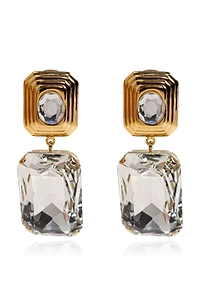 Alessandra Rich Embellished Clip-On Earrings