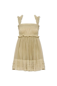 Allsaints Angela Ruffled Mini Dress