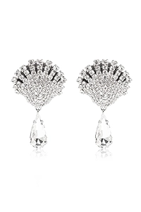 Alessandra Rich Embellished Drop Earrings