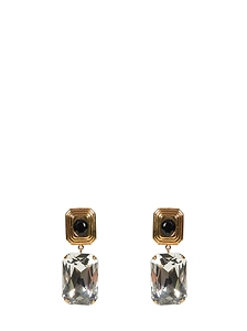Alessandra Rich Embellished Clip-On Earrings