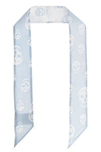 Alexander Mcqueen Ribbon Skull Scarf