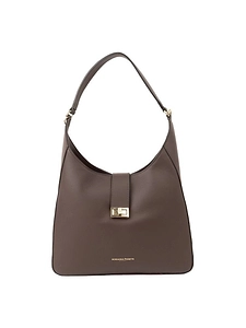 Alberta Ferretti Turn-Lock Tote Bag