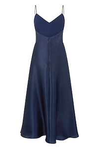 Alberta Ferretti V-Neck Slip Maxi Dress