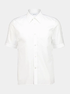 Alexander Mcqueen Short Sleeve Buttoned Shirt