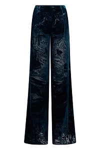Alberta Ferretti Wide-Leg Patterned Pants