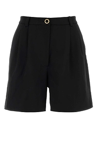 Alessandra Rich Pleated Bermuda Shorts