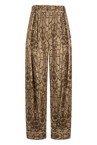 Alberta Ferretti Wide-Leg Printed Pants