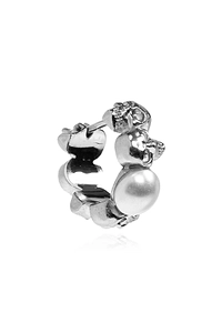 Alexander Mcqueen Skull Embellished Earring