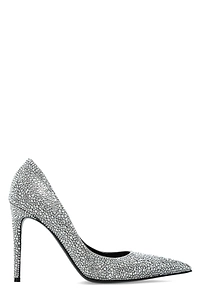 Alexander Mcqueen Skull Crystal Pumps