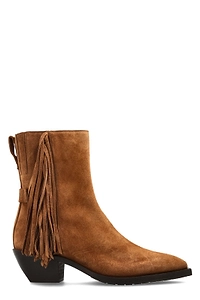 Allsaints Bazely Fringed Ankle Boots