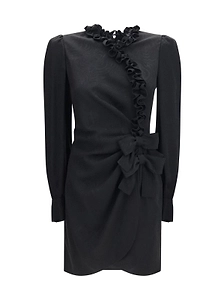 Alessandra Rich Ruffled Mini Dress