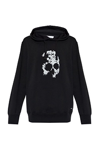 Alexander Mcqueen Skull Lace Drawstring Hoodie