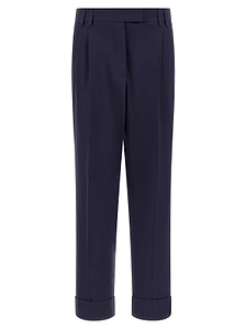 Alberto Biani Albertino Cuffed Straight-Leg Pants