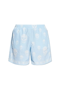 Alexander Mcqueen Skull Motif Swim Shorts
