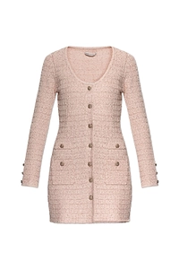 Alessandra Rich Sequin Tweed Mini Dress