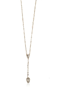 Alexander Mcqueen Skull Pendant Necklace
