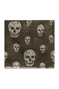 Alexander Mcqueen Skull Print Scarf