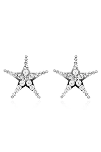 Alessandra Rich Star Clip-On Earrings