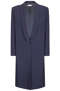 Alberto Biani Single-Breasted Longline Jacket