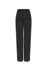 Alexander Mcqueen Speckled Pintuck Pants