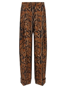 Alberto Biani Wide-Leg Printed Pants