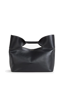 Alexander Mcqueen The Bow Logo Printed Tote Bag