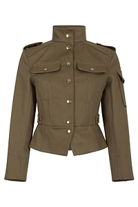 Alexander Mcqueen Utility Peplum Jacket