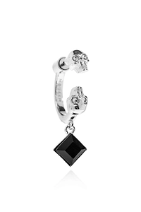 Alexander Mcqueen Twin Skull Single Earring