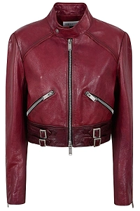 Alexander Mcqueen Zip-Up Cropped Jacket