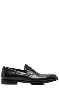 Alberto Gozzi Woven Panel Loafers
