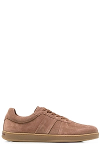 Alberto Gozzi Suede Panel Low-Top Sneakers