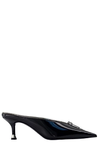 Alexander Wang Akila Zip Closed Toe Mules