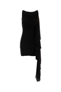 Alexander Wang Asymmetric Ruched Mini Dress