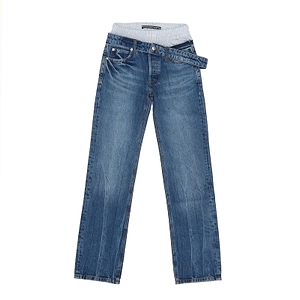 Alexander Wang Boxer Drop Waistband Slim Jeans