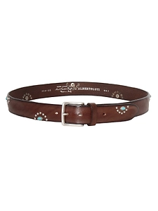 Alberto Luti Stud Embellished Belt