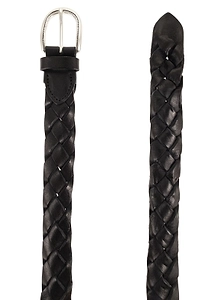 Alberto Luti Treccia Braided Leather Belt
