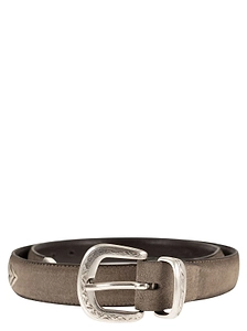 Alberto Luti Western Suede Belt