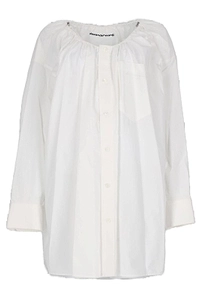 Alexander Wang Bungee Scoop Neck Mini Shirt Dress