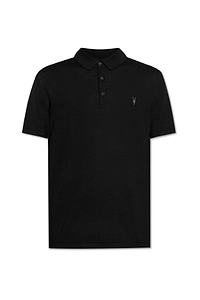 Allsaints Classic Embroidered Polo Shirt