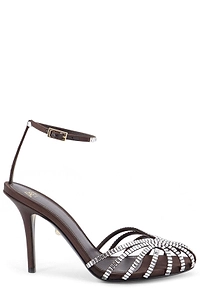 Aleví Milano Embellished Almond Toe Sandals