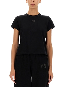 Alexander Wang Logo Printed Crewneck T-Shirt