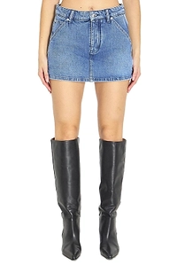 Alexander Wang Denim Carpenter Mini Skort