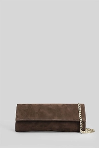 Aldo Castagna Foldover-Top Chained Clutch Bag