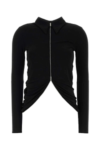 Alexander Wang Drape Zip Front Top