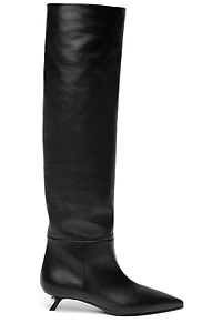 Aleví Milano Pearl Heel Pointed-Toe Boots