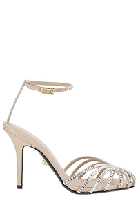 Aleví Milano Penelope Xtal Embellished Heeled Sandals