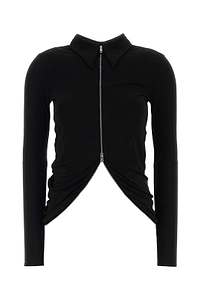 Alexander Wang Draped Zipped Shirt